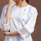 Floral Embroidered Regular Thread Work Kurta with Trousers & With Dupatta