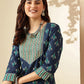 Ethnic Motifs Printed Regular Pure Cotton Kurta with Trousers & With Dupatta