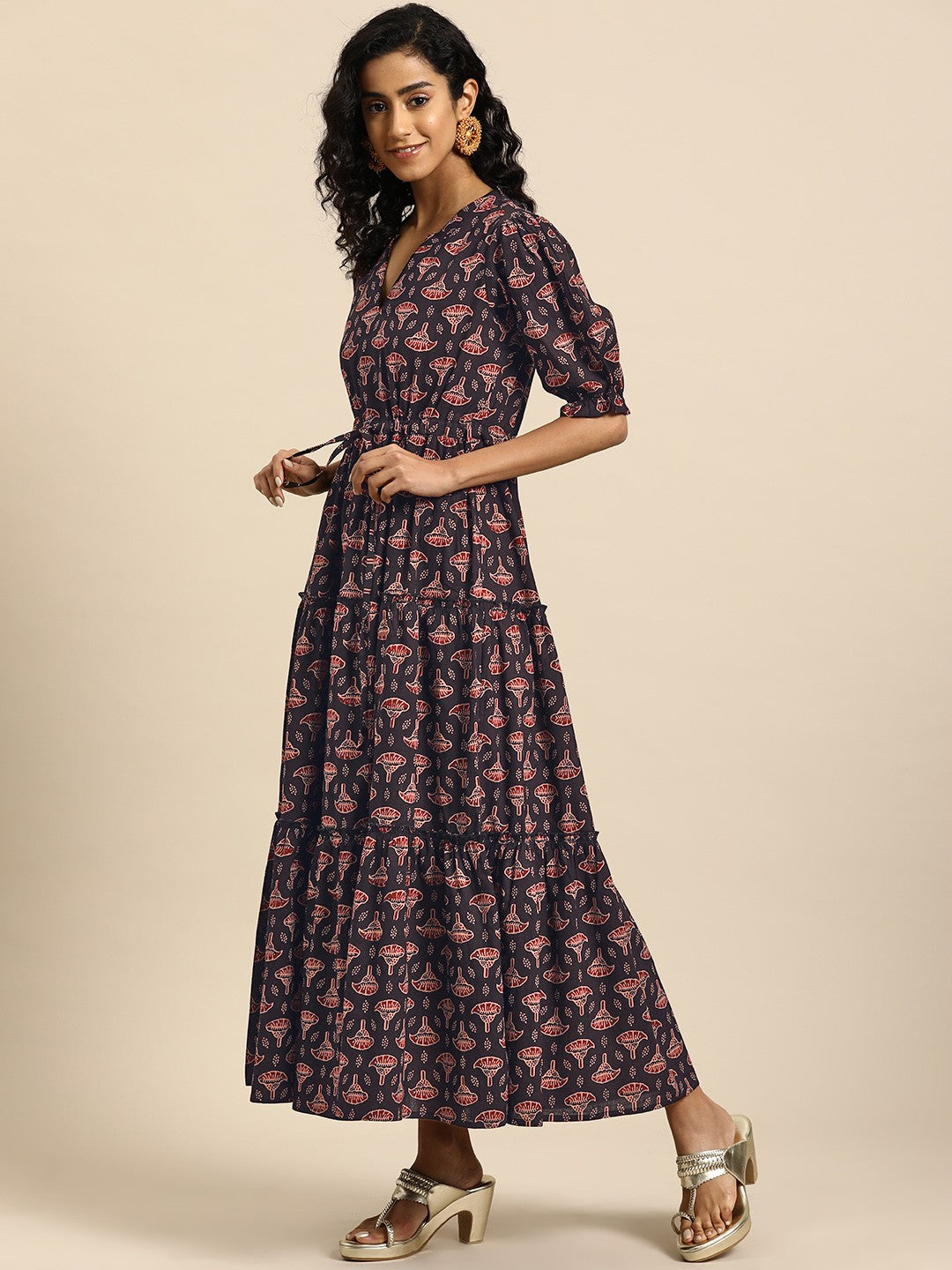 Women Floral Printed Maxi Dress