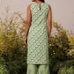 Floral Printed Regular Pure Cotton Kurta with Palazzos