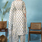 Women Floral Printed Regular Kurta with Trousers & With Dupatta