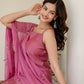 Women Floral Printed Cotton Kurta with Trousers & Dupatta