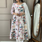 Women Floral Printed Regular Kurta with Trousers & With Dupatta