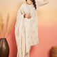 Floral Embroidered Pure Cotton Straight Kurta Set