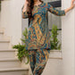 Women Paisley Printed Regular Pure Cotton Kurti with Harem Pants