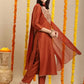 Women Cotton Rayon Kurta Pant Dupatta Set