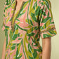 Floral Printed Beads & Stone Pure Cotton Straight Kurta & Trousers
