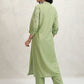Women Floral Embroidered Regular Thread Work Pure Cotton Kurta with Trousers
