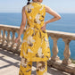 Rayon Tropical Printed Tunic with Palazzos