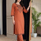 Women Khadi Cotton Kurta Pyjama Set
