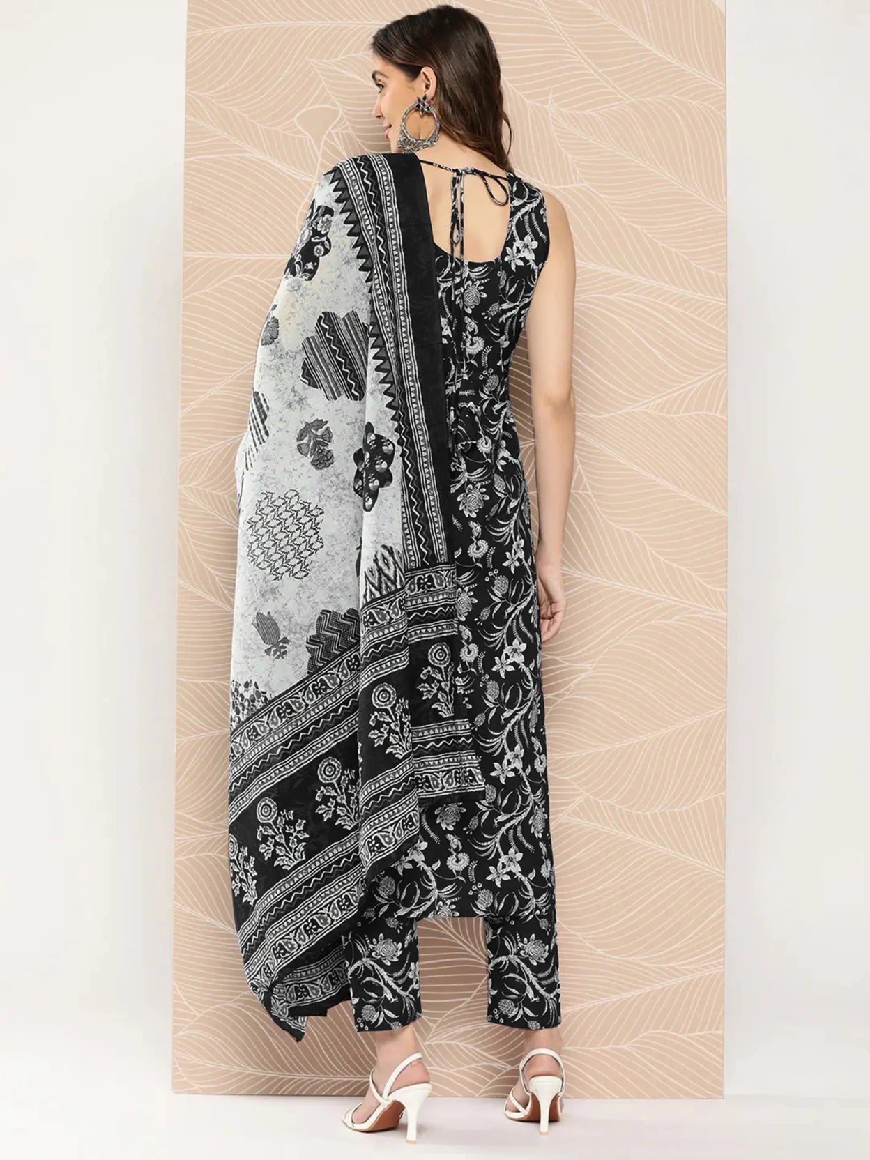 Women Pure Cotton Kurta Pant Dupatta Set