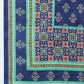 Blue & Mint Floral Printed Straight Kurta With Trousers & Printed Dupatta