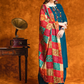 Floral Embroidered Regular Pure Cotton Kurta With Patiala & Dupatta