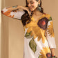 Women Floral Printed Regular Kurta with Trousers