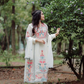 Women Embroidered Anarkali Kurta with Pants & Dupatta