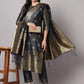 Women Silk Blend Kurta Pant Dupatta Set