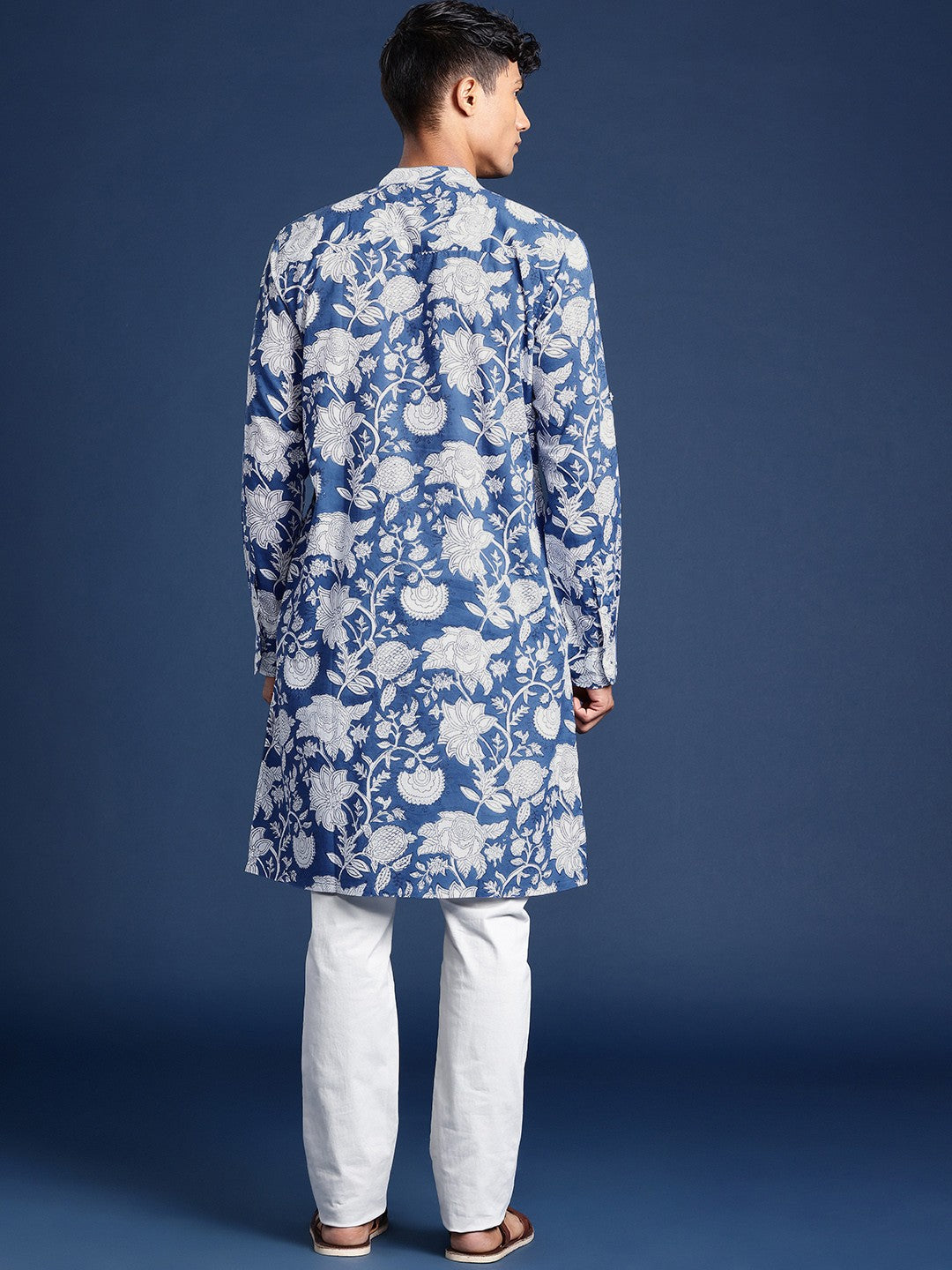 Sanganeri Block Print Pure Cotton Floral Printed Floral Kurta