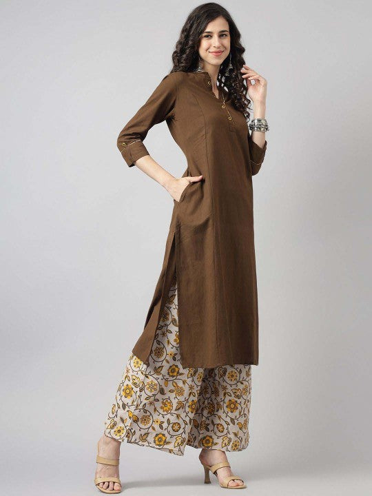 Women Regular Kurta with Palazzos