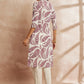 Purple Ethnic Motifs Printed Mandarin Collar Pure Cotton Kurta With Trousers