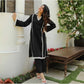 Women Black Viscose Rayon Kurta Pant Set