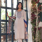 Women Beige Pure Cotton Kurti Pant Dupatta Set