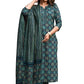 Women Printed Cotton Blend Straight Kurta Pant Dupatta Set - Amy's Cart