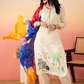 Ethnic Motifs Printed Pure Cotton Straight Kurta With Salwar & Dupatta