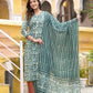 Women Green Viscose Rayon Kurta Pant Dupatta Set