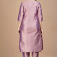 Women Art Silk Kurta Pant Set