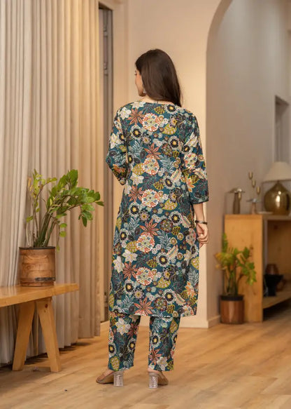 Women Pure Cotton Kurta Pant Set