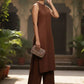 Women Regular Thread Work Kurta with Palazzos