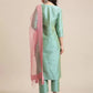 Women Silk Blend Kurta Pant Dupatta Set