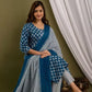 Women Pure Cotton Kurta Pant Dupatta Set