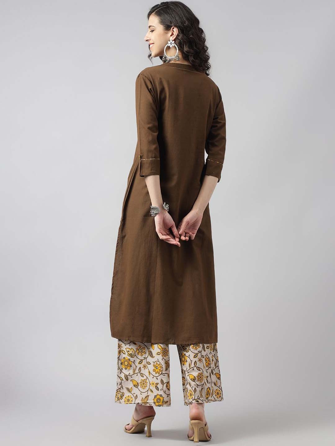 Women Regular Kurta with Palazzos