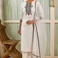 Embroidered Kurta Trouser Pant & Dupatta Set