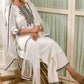 Embroidered Kurta Trouser Pant & Dupatta Set