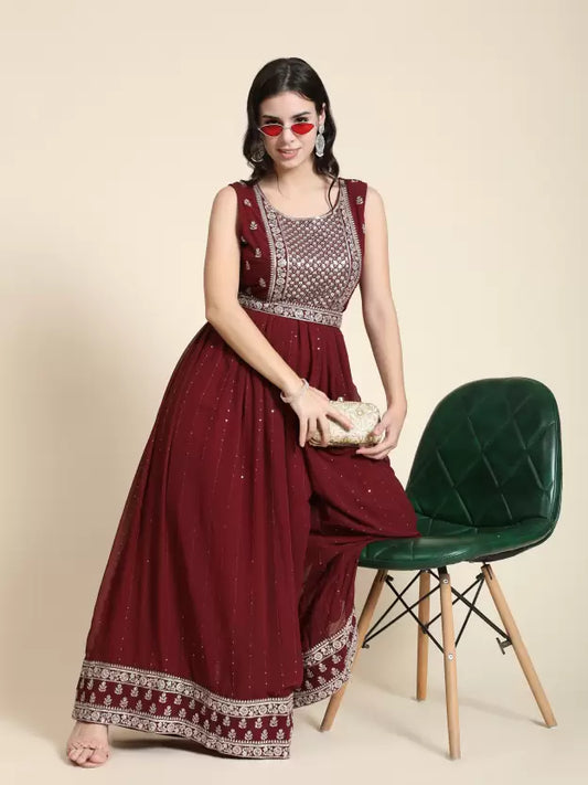 Embroidered Women Jumpsuit