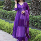 Ethnic Motifs Embroidered Kurta With Trousers & Dupatta