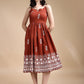 Women Ethnic Motifs Print Fit & Flare Dress