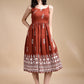 Women Ethnic Motifs Print Fit & Flare Dress