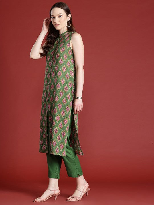 Ethnic Motifs Print Kurta with Trousers