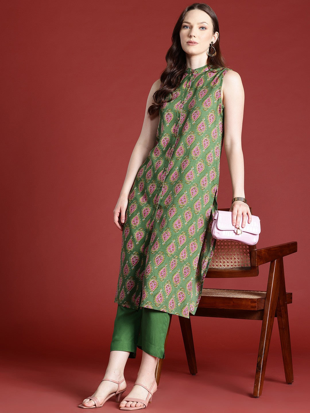 Ethnic Motifs Print Kurta with Trousers