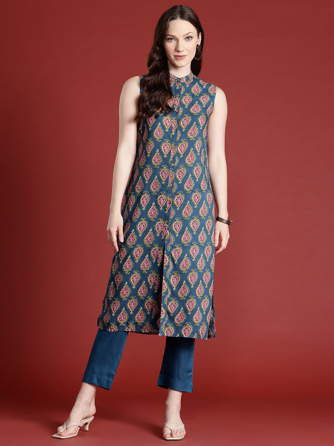 Ethnic Motifs Print Kurta with Trousers