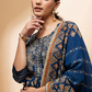 Ethnic Motifs Printed Kurta With Trousers & Dupatta