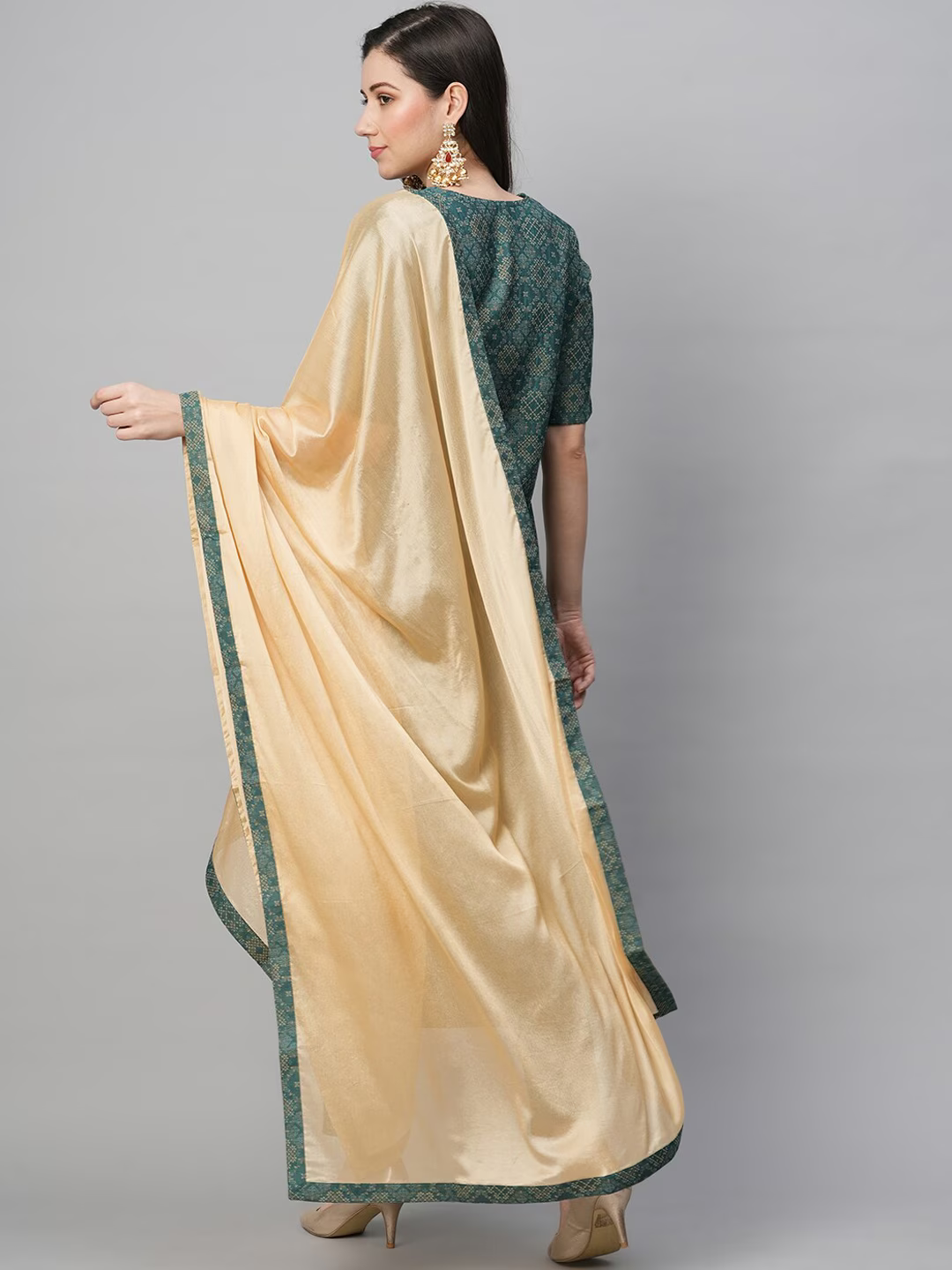 Ethnic Motifs Printed Kurta with Trousers & With Dupatta