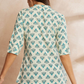 Ethnic Motifs Printed Mandarin Collar Tunic