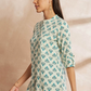 Ethnic Motifs Printed Mandarin Collar Tunic