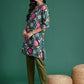 Ethnic Motifs Printed Straight Kurta with Trousers