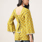 Geometric Printed V-Neck Pure Cotton Kurti