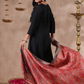 Ethnic Motifs Yoke Design Regular Sequinned Kurta With Trousers & Dupatta